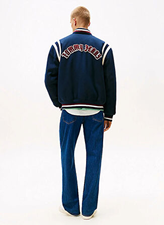 Tommy Jeans Regular Fit Lacivert Erkek Ceket DM0DM22043C1G TJM BEST VARSITY JACK