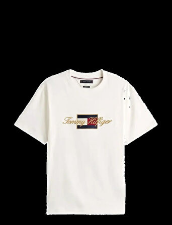 Tommy Hilfiger Icon Gold Tee Erkek T-Shirt MW0MW41500