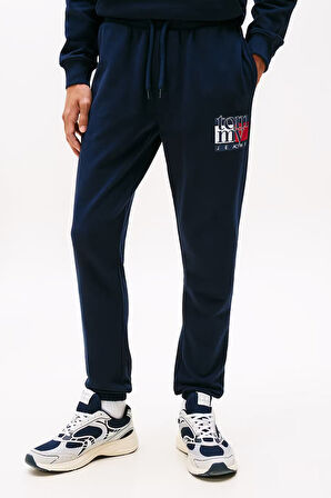 Erkek Logo Baskılı Eşofman Altı – Lacivert | XS