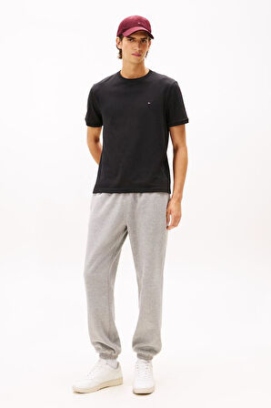 Erkek Regular Fit Pike Kumaş Bisiklet Yaka T-Shirt - Siyah | XS