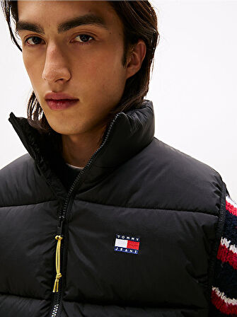 TJM VAIL PUFFER VEST Erkek Siyah Yelek - DM0DM22069