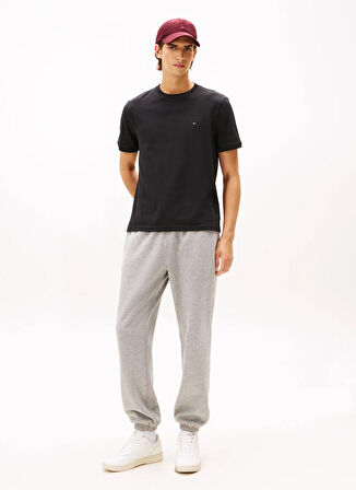 Tommy Hilfiger Bisiklet Yaka Siyah Erkek T-Shirt MW0MW41498BDS_RWB PIQUE TEE