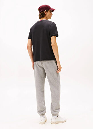 Tommy Hilfiger Bisiklet Yaka Siyah Erkek T-Shirt MW0MW41498BDS_RWB PIQUE TEE