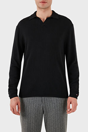 Tommy Hilfiger Erkek Polo Yaka Sweat MW0MW40444 BDS