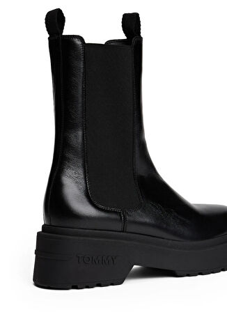Tommy Hilfiger Deri Siyah Kadın Bot EN0EN02888BDS