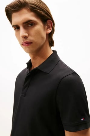 Erkek Gizli Patlı Regular Fit Polo T-Shirt - Siyah | XL