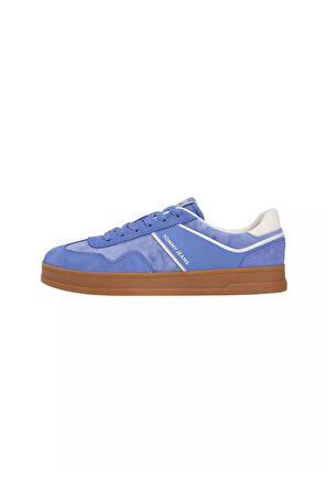 Kadın The Greenwich Kontrast Detaylı Süet Kort Sneaker - Mavi | 37