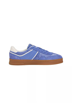 Kadın The Greenwich Kontrast Detaylı Süet Kort Sneaker - Mavi | 37