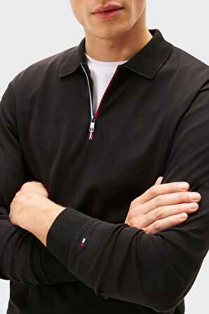 Tommy Hilfiger Erkek Polo Yaka Sweat MW0MW40302 BDS