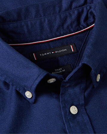 FLEX FLANNEL SOLID RF SHIRT Erkek Mavi Gömlek - MW0MW40469