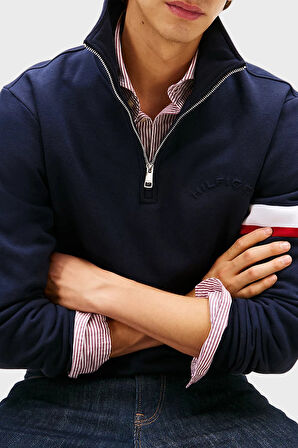 Tommy Hilfiger Erkek Sweat MW0MW40480 DW5