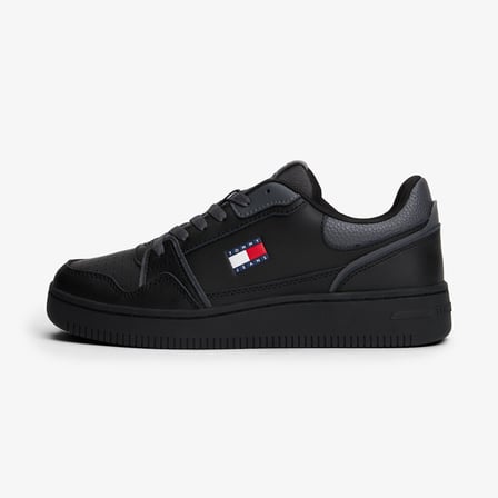 Tommy Jeans Retro Basket Kadın Siyah Spor Ayakkabı
