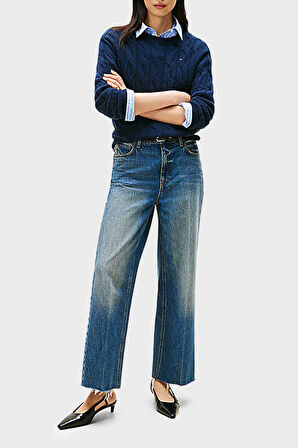 Tommy Hilfiger Kadın Kazak WW0WW43586 C1G