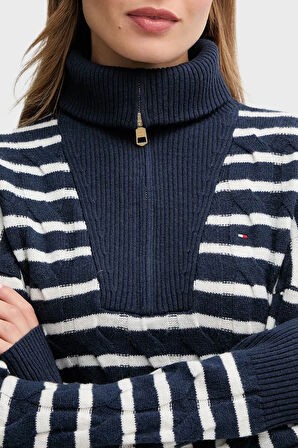 Tommy Hilfiger Kadın Kazak WW0WW46425 0Y7