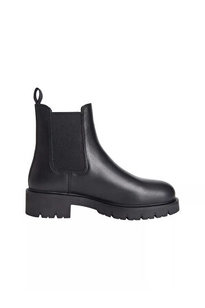 Kadın Tırtıklı Tabanlı Chelsea Bot - Siyah | 36