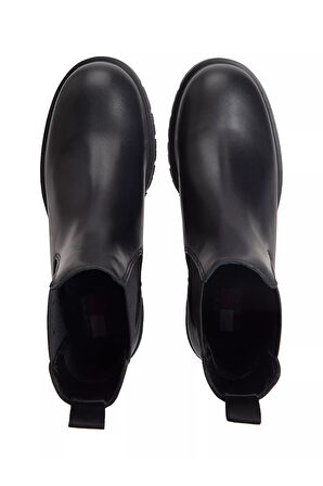 Kadın Tırtıklı Tabanlı Chelsea Bot - Siyah | 36