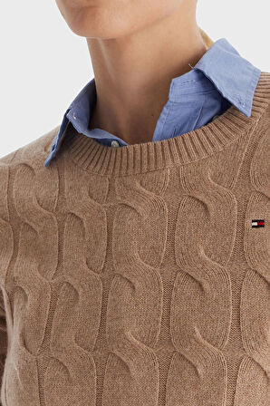 Tommy Hilfiger Kadın Kazak WW0WW43586 ADM