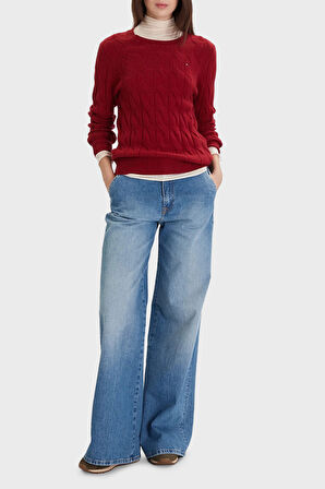 Tommy Hilfiger Kadın Kazak WW0WW43586 XIT