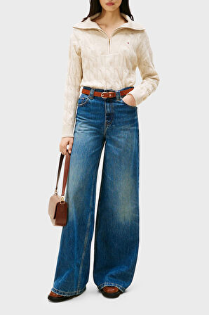 Tommy Hilfiger Kadın Kazak WW0WW46425 ADK