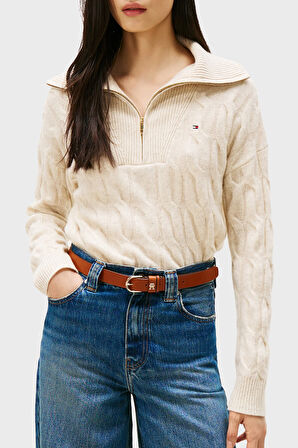 Tommy Hilfiger Kadın Kazak WW0WW46425 ADK