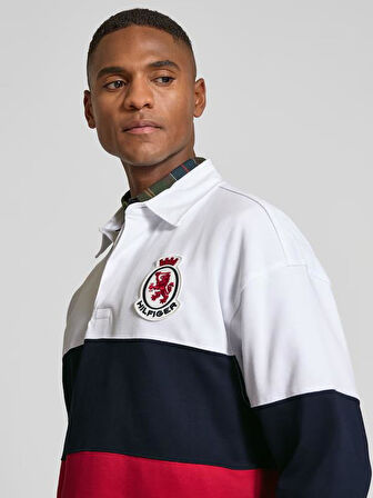 Tommy Hilfiger Rwb Crest Rugby Erkek Sweatshirt MW0MW40869