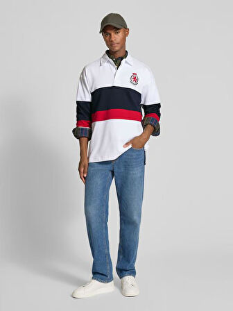 Tommy Hilfiger Rwb Crest Rugby Erkek Sweatshirt MW0MW40869