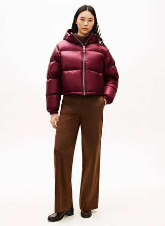 Tommy Hilfiger Standart Kırmızı Kadın Ceket WW0WW46541XIH