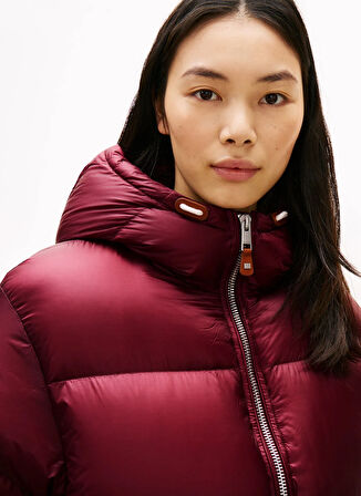 Tommy Hilfiger Standart Kırmızı Kadın Ceket WW0WW46541XIH