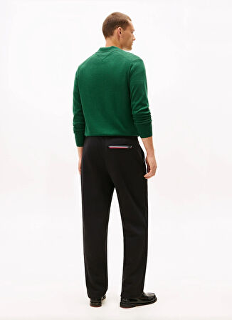 Tommy Hilfiger Normal Bel Normal Siyah Erkek Eşofman Altı MW0MW41501BDS_GLOBAL STRIPE SWEATPA