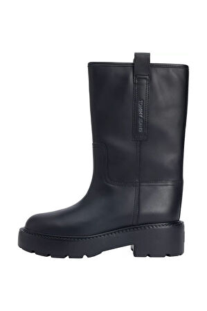 Kadın Kalın Tabanlı Bot - Siyah | 39