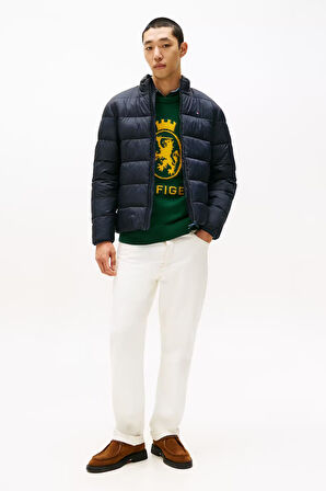 Erkek Regular Fit Dik Yaka Kapitone Şişme Mont - Lacivert | XS