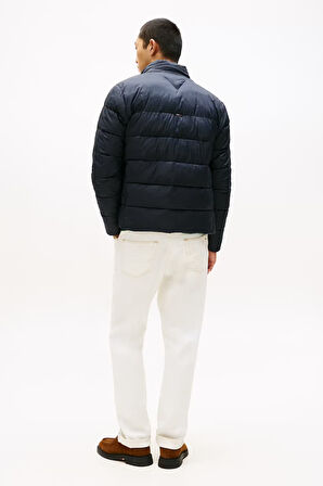 Erkek Regular Fit Dik Yaka Kapitone Şişme Mont - Lacivert | XS