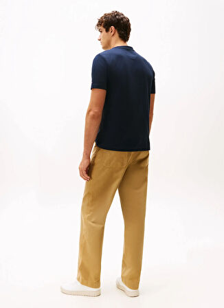 Tommy Hilfiger Bisiklet Yaka Mavi Erkek T-Shirt MW0MW40002DW5_HILFIGER STACK GRAPHI