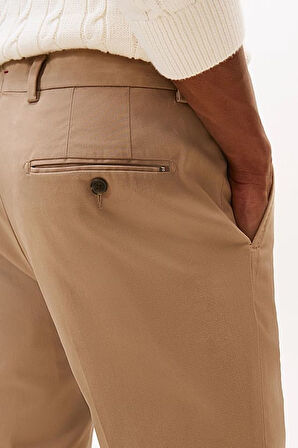 Erkek Düz Kesim Klasik Chino Pantolon - Bej | 32/32