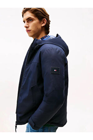 Tommy Hilfiger Tech Hooded Short Padded Jacket Erkek Mont MW0MW41363