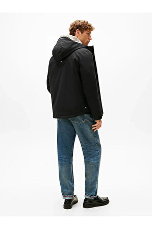 Tommy Hilfiger Tech Hooded Short Padded Jacket Erkek Mont MW0MW41363