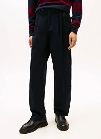 Tommy Hilfiger Normal Bel Normal Paça Normal Mavi Erkek Pantolon MW0MW40779DW5_DC RELAXED FIT PANTS