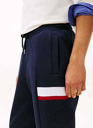 Tommy Hilfiger Normal Bel Normal Mavi Erkek Eşofman Altı MW0MW40416DW5_RWB INSERT SWEATPANTS