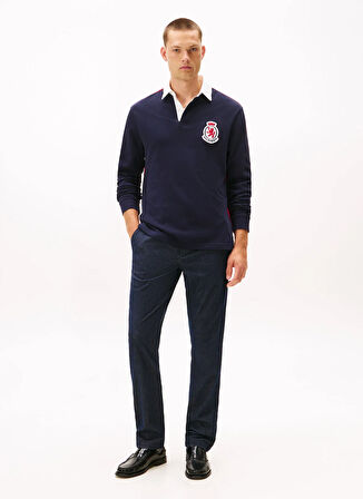 Tommy Hilfiger Normal Bel Normal Paça Normal Mavi Erkek Pantolon MW0MW40265DW5_DENTON BRUSHED MARL