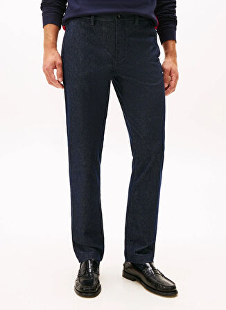 Tommy Hilfiger Normal Bel Normal Paça Normal Mavi Erkek Pantolon MW0MW40265DW5_DENTON BRUSHED MARL