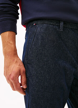 Tommy Hilfiger Normal Bel Normal Paça Normal Mavi Erkek Pantolon MW0MW40265DW5_DENTON BRUSHED MARL