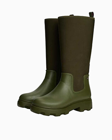 Tommy Hilfiger Kassandra Sıcak Tutan Astarlı Kadın Uzun Yağmur Botu | 38