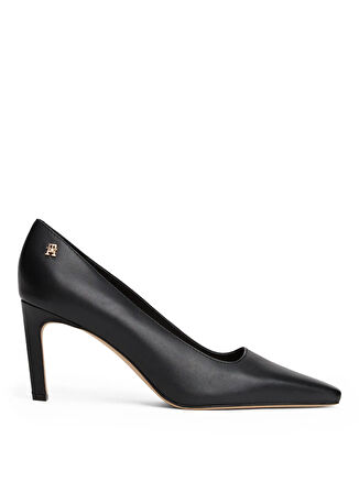 Tommy Hilfiger Deri Siyah Kadın Stiletto FW0FW08993BDS