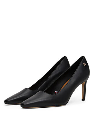 Tommy Hilfiger Deri Siyah Kadın Stiletto FW0FW08993BDS