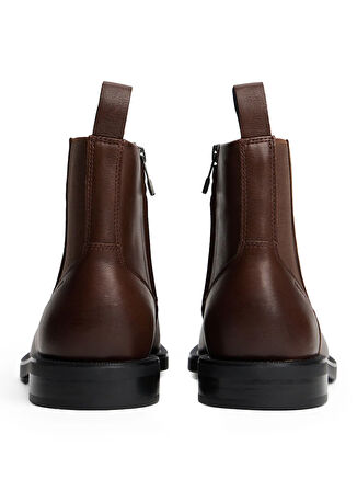 Tommy Hilfiger Kahve Erkek Bot HILFIGER VOGUE LTH WARM CHELSEA