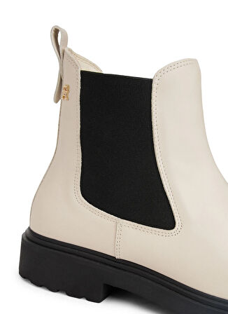 Tommy Hilfiger Deri Açık Bej Kadın Bot FW0FW08766ACI