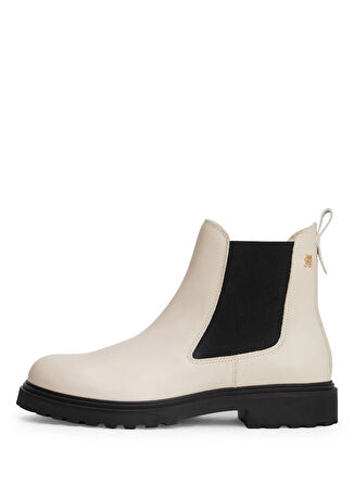 Tommy Hilfiger Deri Açık Bej Kadın Bot FW0FW08766ACI