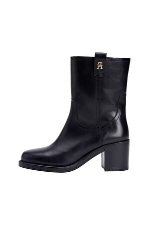 Kadın Blok Topuklu Bot - Siyah | 38