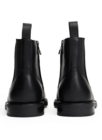 Tommy Hilfiger Siyah Erkek Bot HILFIGER VOGUE LTH WARM CHELSEA