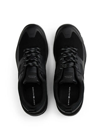 Tommy Hilfiger Siyah Erkek Sneaker VIBRAM LOW RUNNER TECH